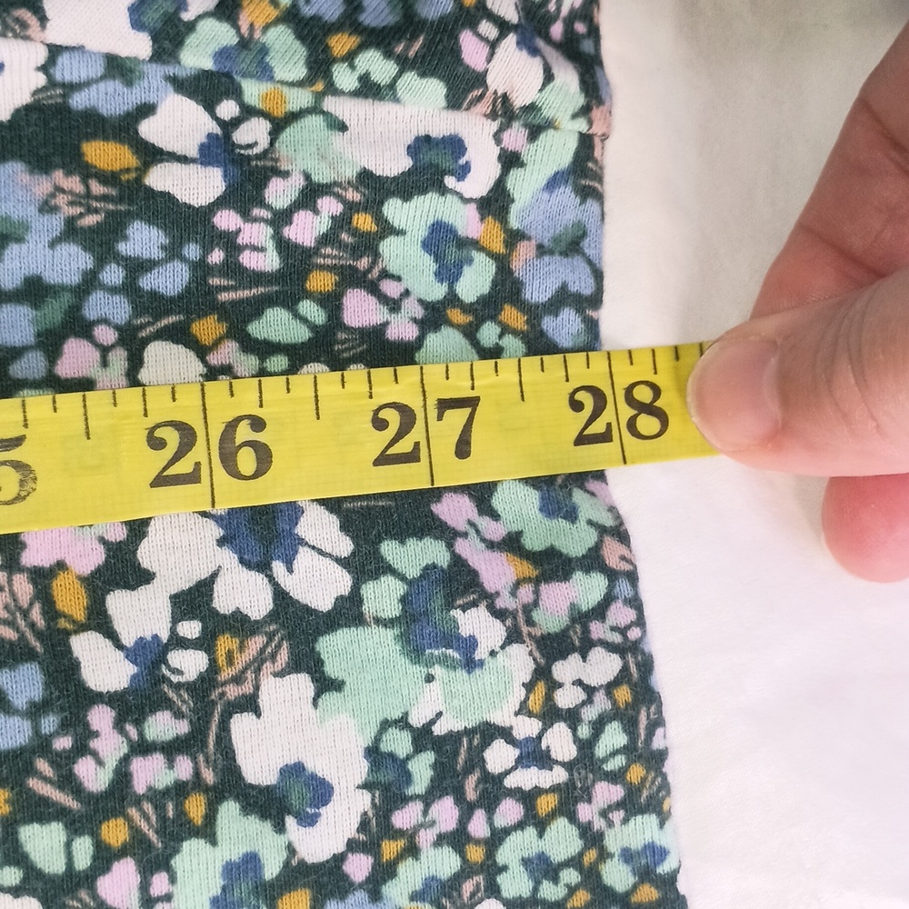 Women's Size 3X Floral Long-Sleeve Top Cotton Spring Casual - Picture 6 of 7